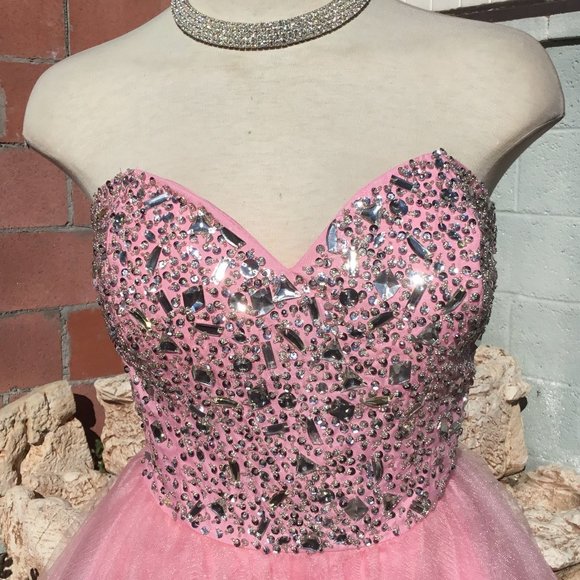 Strapless Embellished Bodice Corset Party  XXL - Picture 3 of 11